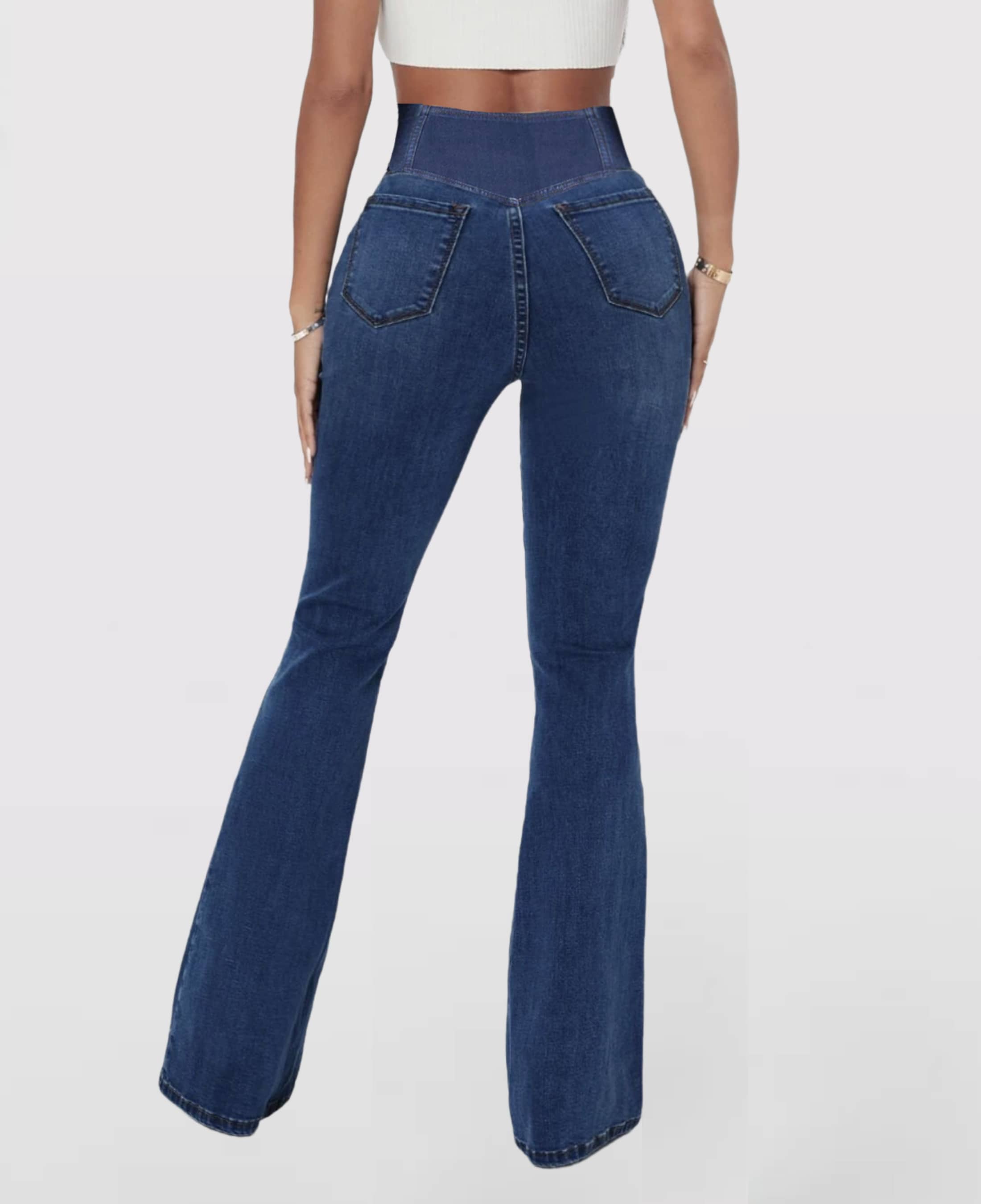 Moon™ Stretchy Jeans High Waisted Crossover [LAST DAY OF SALE 🔥]